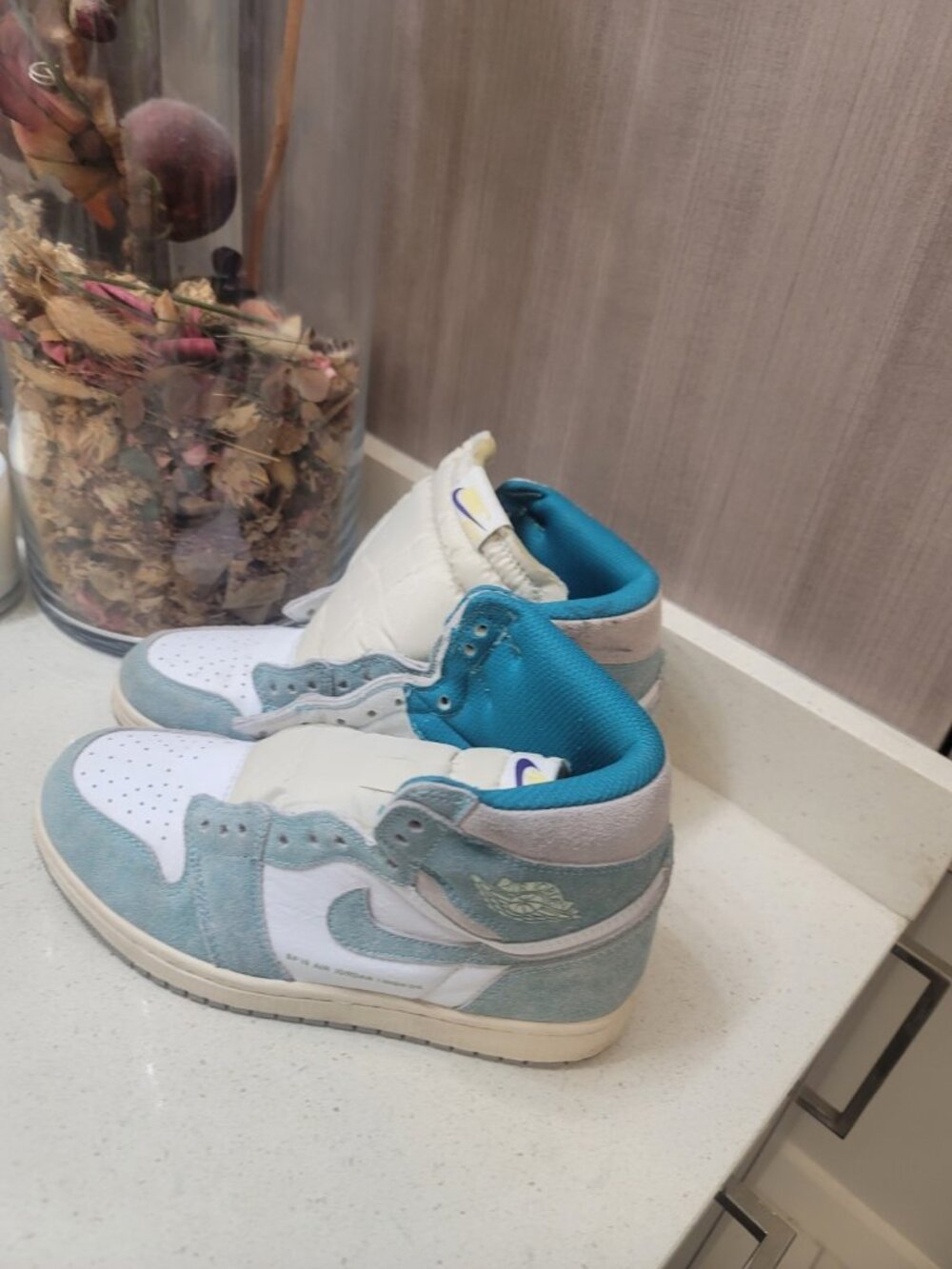 Air Jordan 1 Retro High Turbo Green (GS) Sz 7.5 W/out Insoles Multicolor - Picture 3 of 10